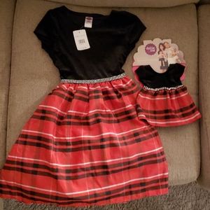 NWT Girls Christmas dress size 10